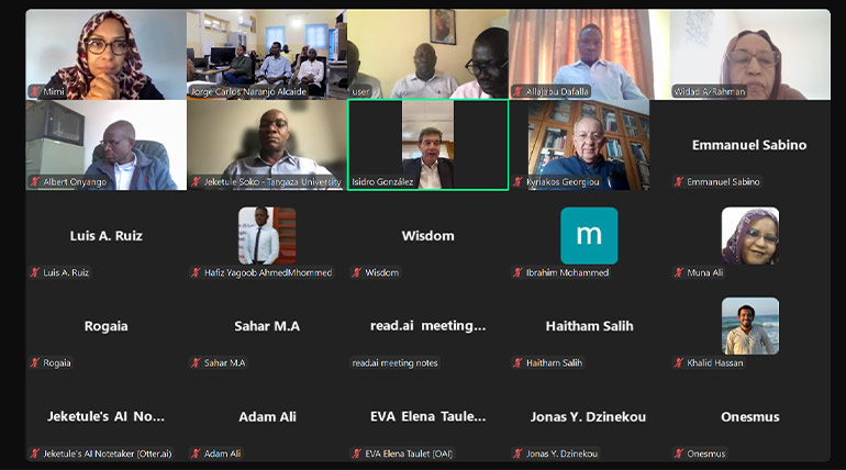Dissemination webinar: Introducing the project to the Comboni College (CCST) community in Port Sudan
